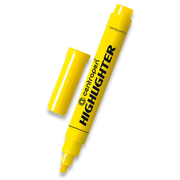 Zvýrazňovač Centropen Highlighter 8552 žlutý